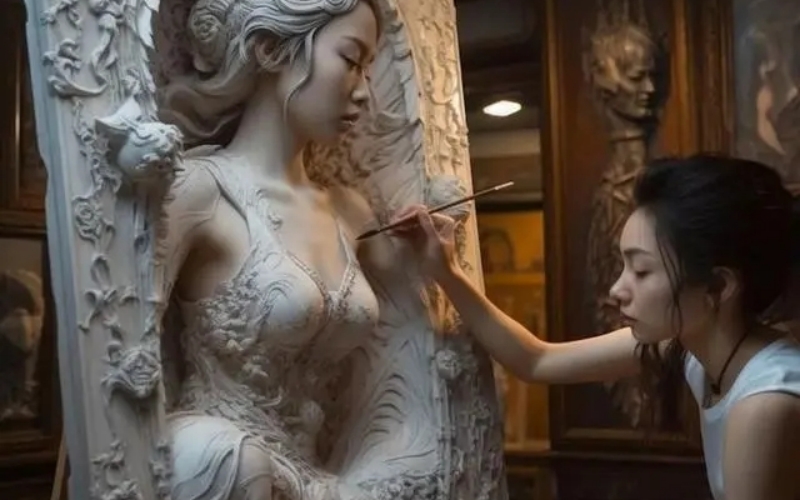 人类和计算机AI的独特协作——意大利雕塑家马乔的数字雕塑作品(图5) 人类和计算机AI的独特协作——意大利雕塑家马乔的数字雕塑作品(图5)