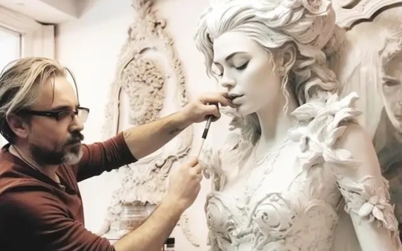 人类和计算机AI的独特协作——意大利雕塑家马乔的数字雕塑作品(图4) 人类和计算机AI的独特协作——意大利雕塑家马乔的数字雕塑作品(图4)