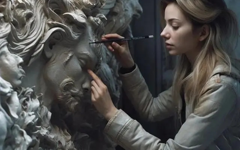 人类和计算机AI的独特协作——意大利雕塑家马乔的数字雕塑作品(图8) 人类和计算机AI的独特协作——意大利雕塑家马乔的数字雕塑作品(图8)