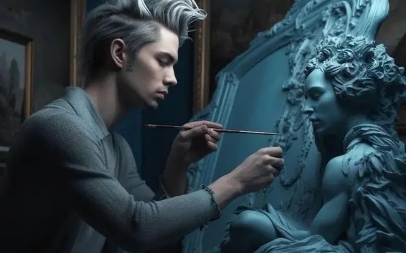 人类和计算机AI的独特协作——意大利雕塑家马乔的数字雕塑作品(图12) 人类和计算机AI的独特协作——意大利雕塑家马乔的数字雕塑作品(图12)